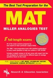 Tapa de The best test preparation for the MAT