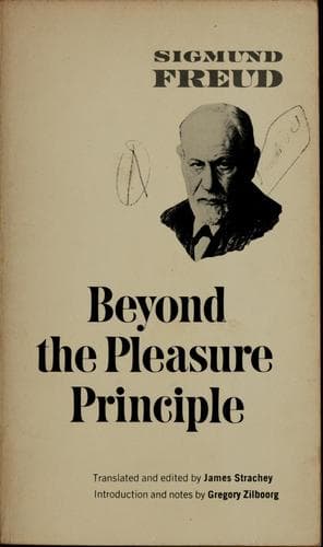 Tapa de Beyond the pleasure principle