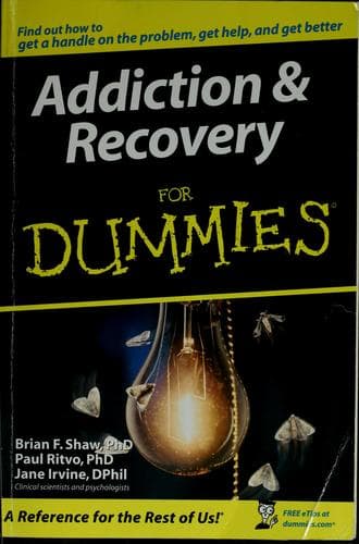 Tapa de Addiction & recovery for dummies
