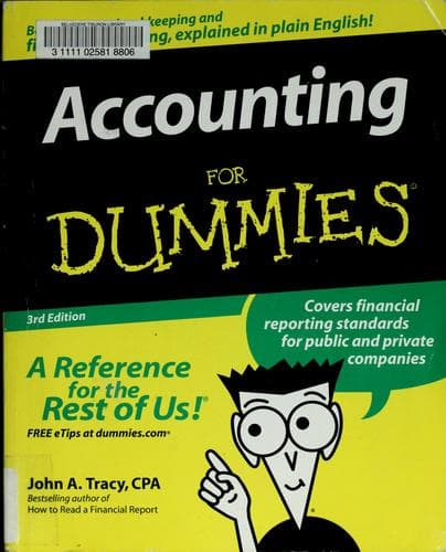 Tapa de Accounting for dummies