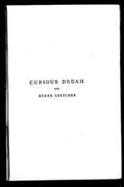 Tapa de Curious dream, and other sketches