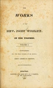 Tapa de The Works of the Rev. John Wesley
