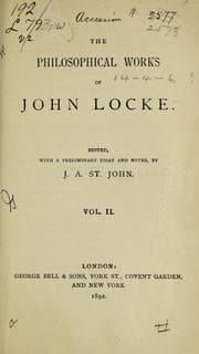 Tapa de The philosophical works of John Locke