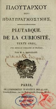 Tapa de De la curiosité
