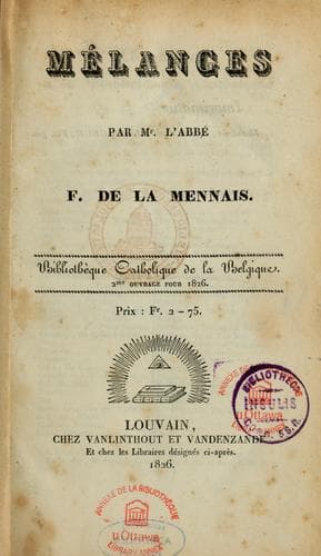 Tapa de Mélanges