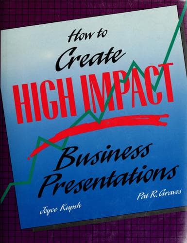 Tapa de How to create high-impact business presentations