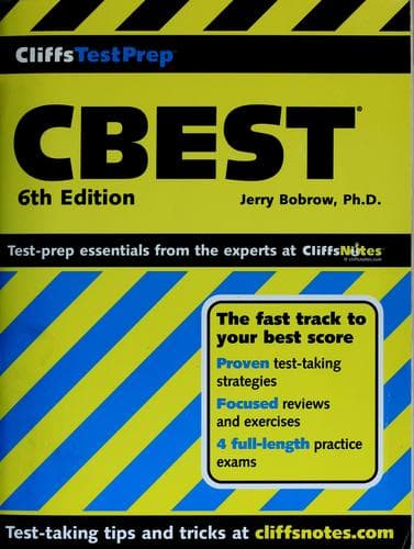 Tapa de CliffsTestPrep CBEST