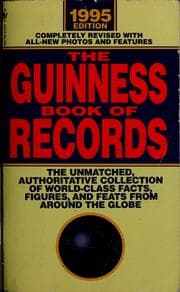 Tapa de The Guinness book of records, 1995