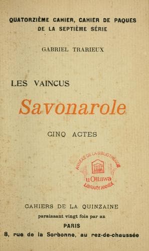 Tapa de Les vaincus