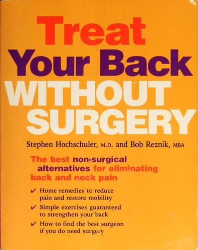 Tapa de Treat your back without surgery