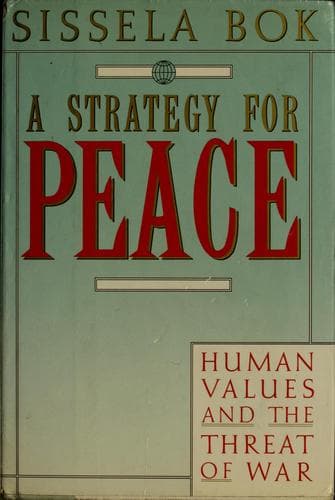 Tapa de A strategy for peace