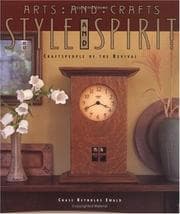 Tapa de Arts and crafts style and spirit