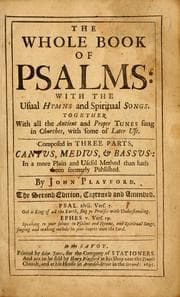 Tapa de The Whole book of Psalms