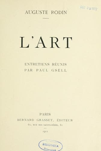 Tapa de L' art