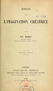 Tapa de Essai sur l'imagination créatrice