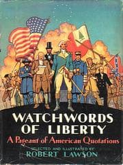 Tapa de Watchwords of liberty