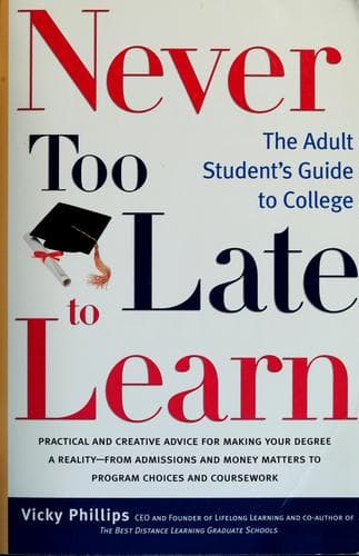 Tapa de Never too late to learn