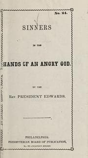Tapa de Sinners in the hands of an angry God