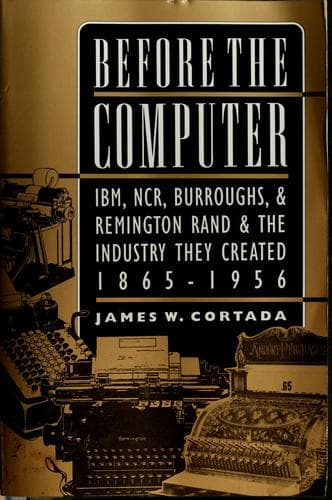 Tapa de Before the computer