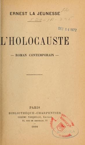 Tapa de L'Holocauste
