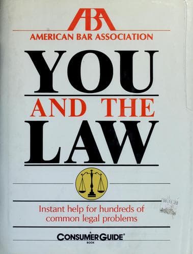 Tapa de You and the law
