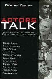 Tapa de Actors Talk