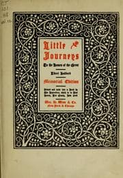 Tapa de Little journeys to the homes of great scientists