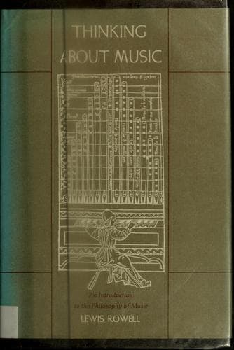 Tapa de Thinking about music