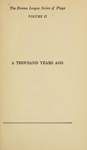 Tapa de A thousand years ago