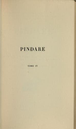 Tapa de Pindare