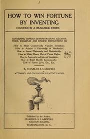 Tapa de How to win fortune by inventing