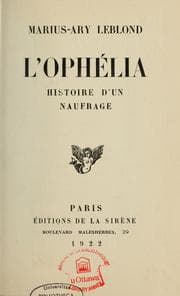 Tapa de L'Ophélia