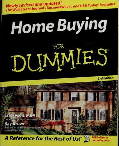 Tapa de Home buying for dummies