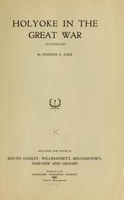 Tapa de Holyoke in the great war ...