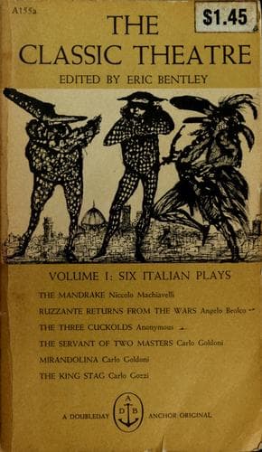 Tapa de Six Italian plays
