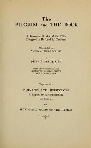 Tapa de The Pilgrim and the Book