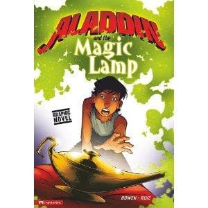 Tapa de Aladdin and the magic lamp