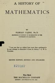 Tapa de A history of mathematics
