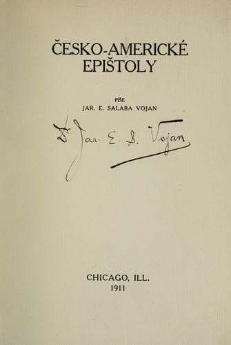 Tapa de Česko-americké epištoly