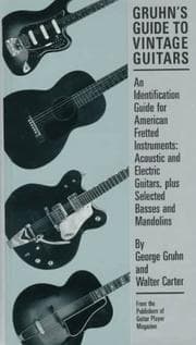 Tapa de Gruhn's guide to vintage guitars