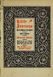 Tapa de Little journeys to the homes of great philosophers