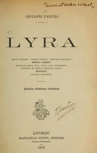 Tapa de Lyra