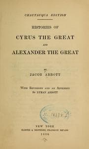 Tapa de Histories of Cyrus the Great and Alexander the Great
