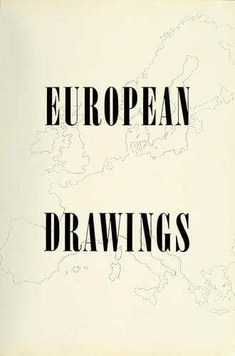 Tapa de European drawings