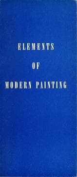 Tapa de Elements of Modern Painting