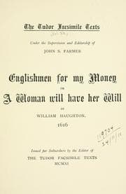 Tapa de Englishmen for my money, or A women will have her will
