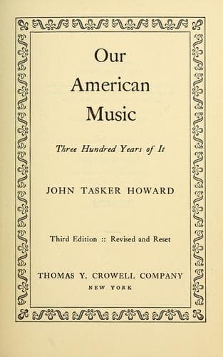 Tapa de Our American music