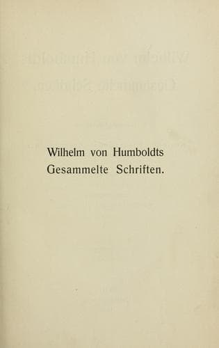 Tapa de Gesammelte Schriften