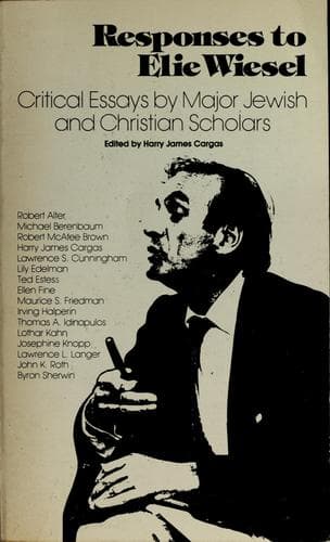 Tapa de Responses to Elie Wiesel