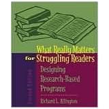 Tapa de What Really Matters for Struggling Readers